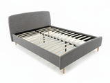 Zion Bed Frame Grey - Queen