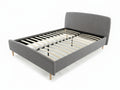 Zion Bed Frame Grey - Queen