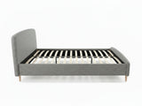 Zion Bed Frame Grey - Queen