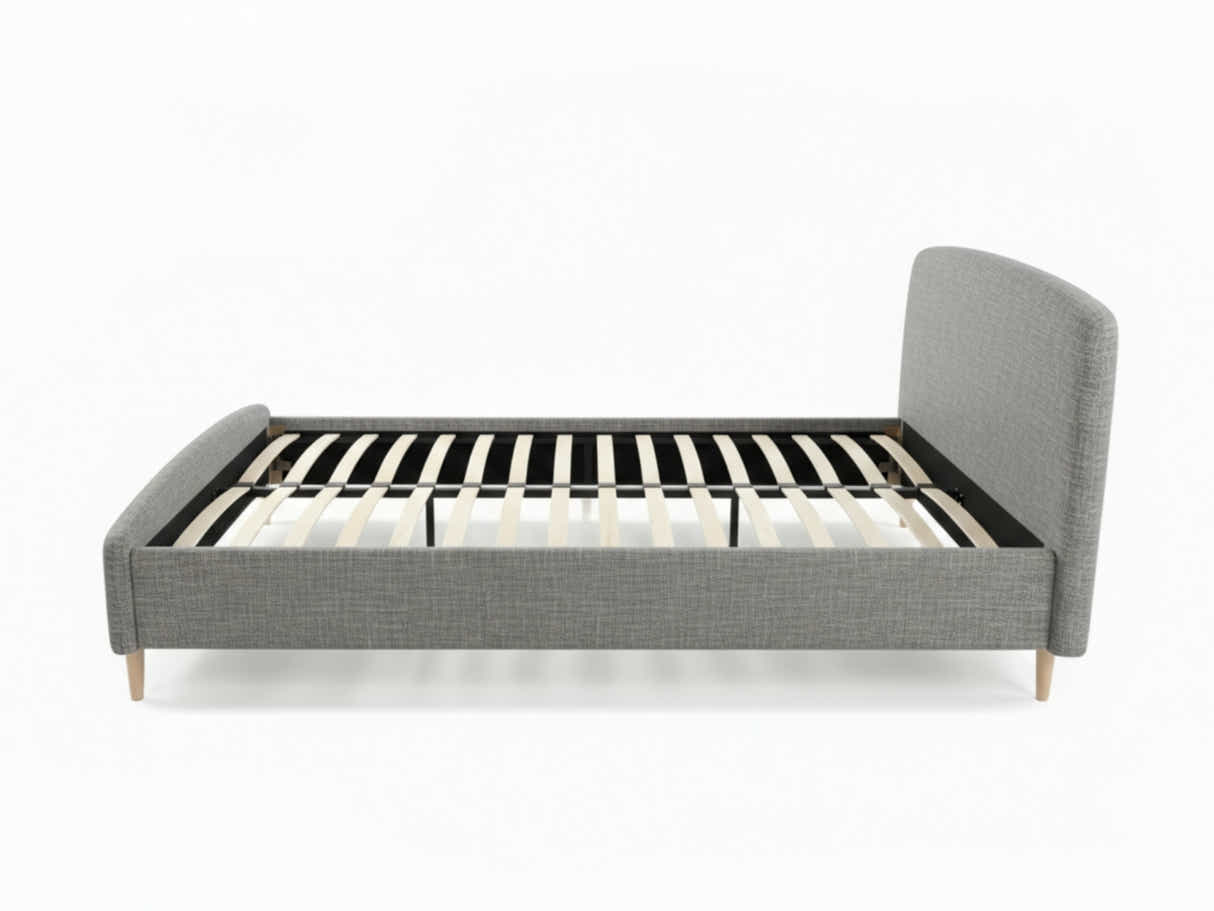 Zion Bed Frame Grey - Queen