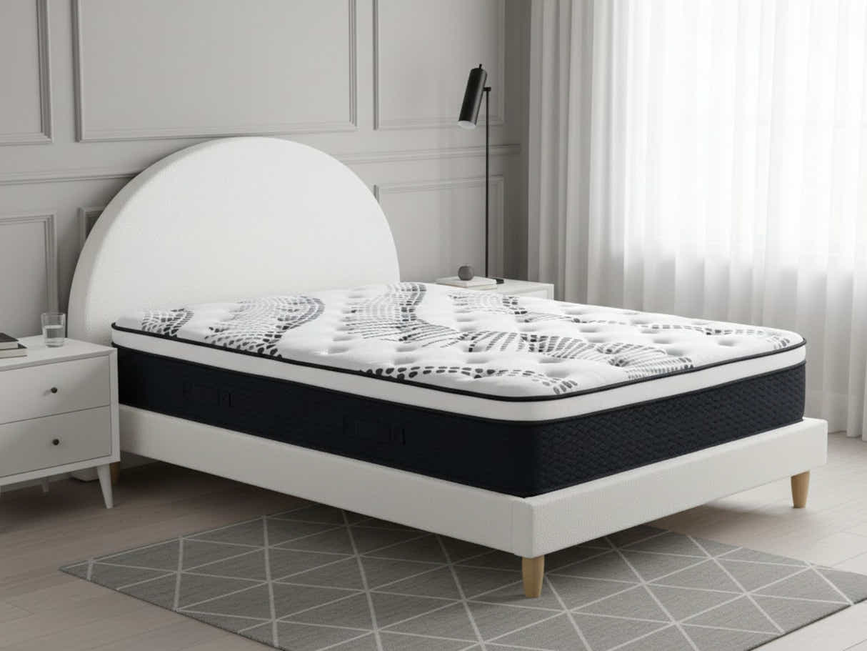 Shephard Bed Frame & Euro Top Mattress J32 - Double