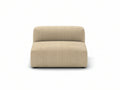 Corduroy Modular Armless Chaise - Beige