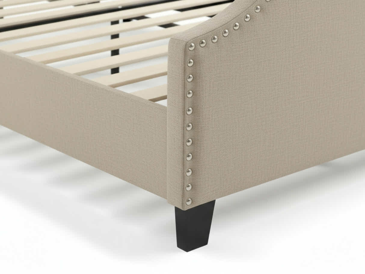Eldora Bed Frame Khaki - Double