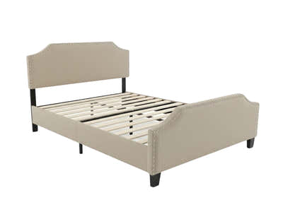 Eldora Bed Frame Khaki - Double