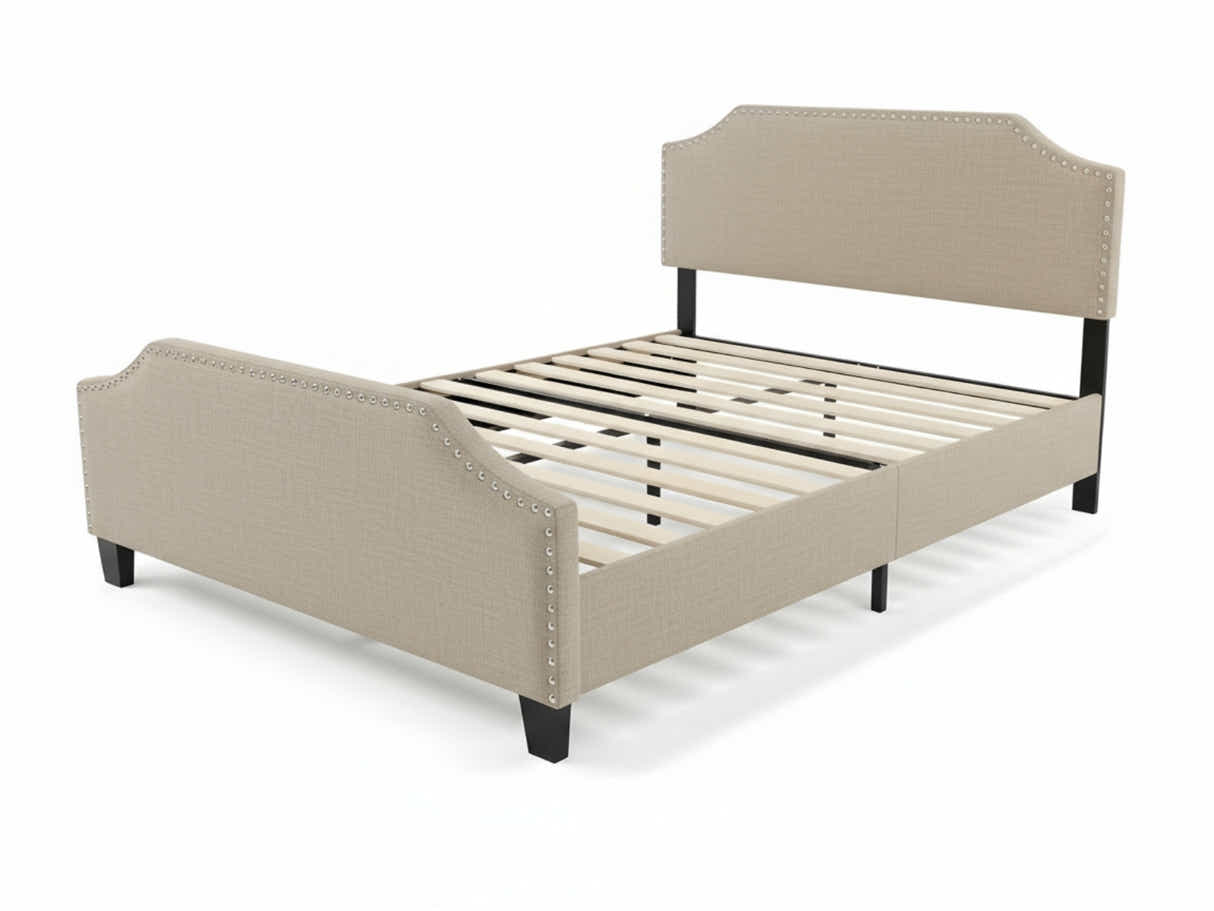 Eldora Bed Frame Khaki - Double