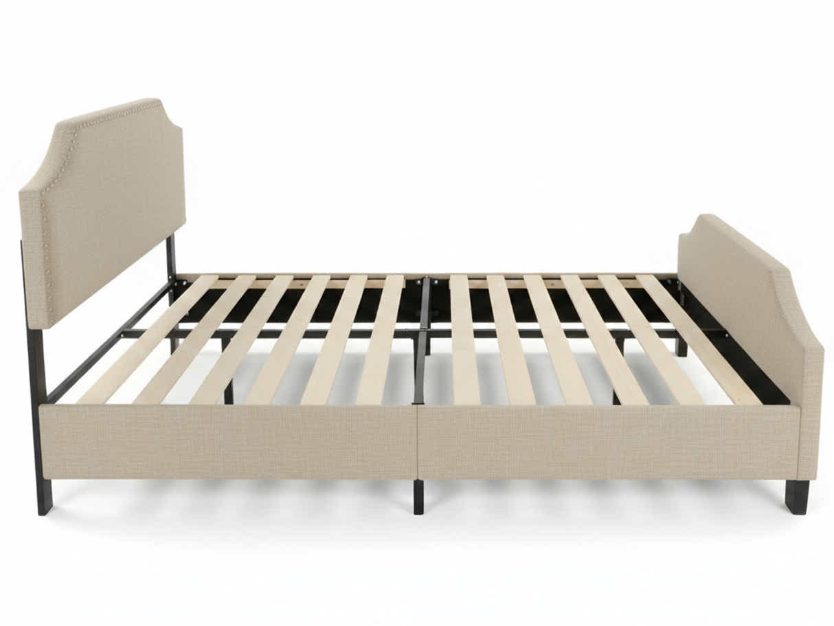 Eldora Bed Frame Khaki - Double