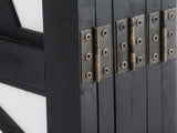 6-Panel Room Divider C M7 - Black