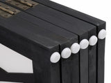 6-Panel Room Divider C M7 - Black