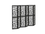 6-Panel Room Divider C M7 - Black