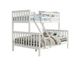 New Chico Triple Bunk Bed - White + Bon10 Single & Bon 21 Double Mattresses