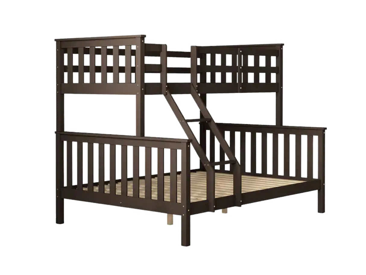 New Chico Triple Bunk Bed - Walnut