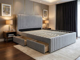 Wairoa Bed Frame with Drawers - Double