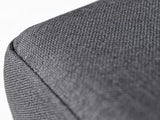 Northland Linen Sofa With Ottoman - Grey
