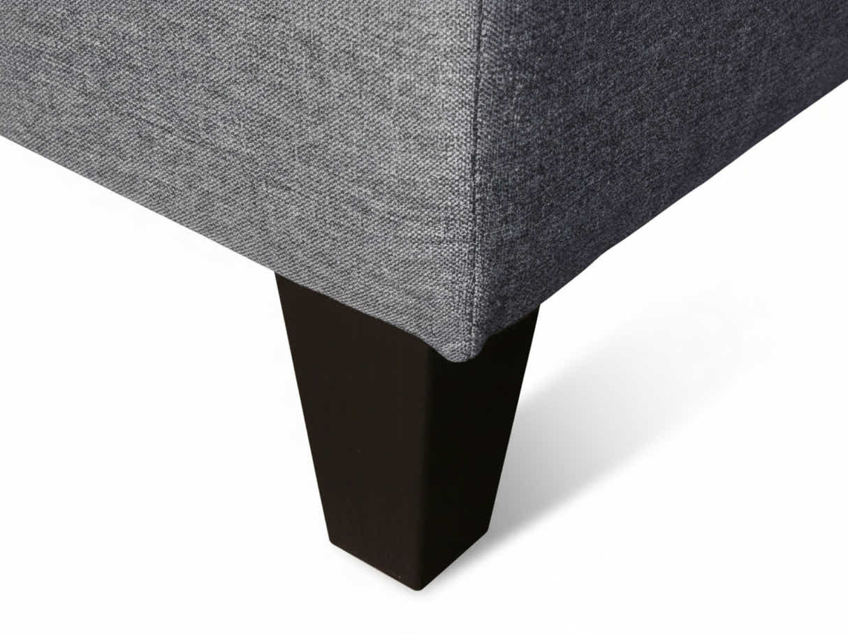 Northland Linen Sofa With Ottoman - Grey