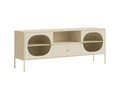 Lonna Steel Entertainment Unit Butter Cream - 160 cm