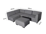 DS NZ made Andy corner sofa Vish Grey