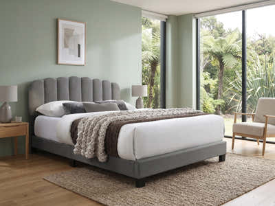 Innogen Bed Frame Grey - Double