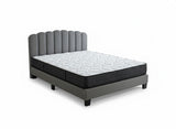Innogen Bed Frame Grey & Xclusive Pocket Spring Mattress X20 - Queen