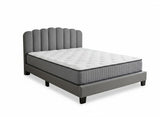 Innogen Bed Frame Grey & FIRM23 Mattress - Queen