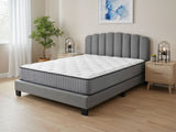 Innogen Bed Frame Grey & FIRM23 Mattress - Queen (Combo)