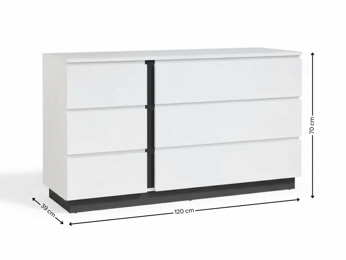 Kalmia 6-Drawer Lowboy