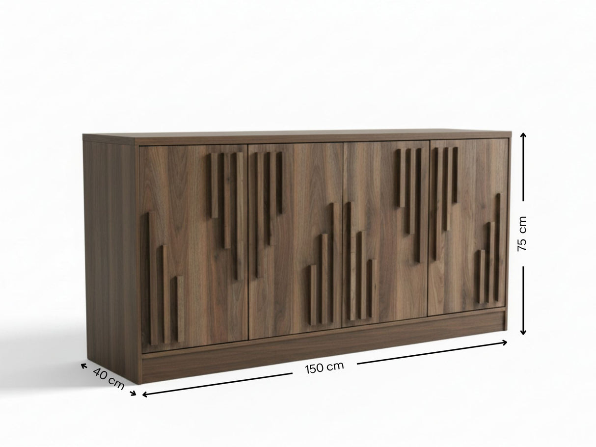 DS Saffron 4-Door Sideboard - 150 cm