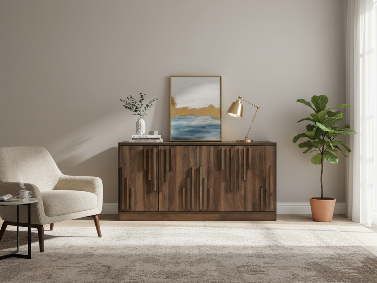 DS Saffron 4-Door Sideboard - 150 cm