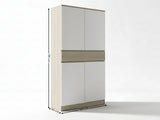 Teasel 4-Door Tall Shoe Cabinet with Drawer