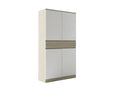 Teasel 4-Door Tall Shoe Cabinet with Drawer