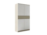 Teasel 4-Door Tall Shoe Cabinet with Drawer