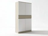 Teasel 4-Door Tall Shoe Cabinet with Drawer