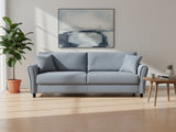 Cozza Linen Sofa - Blue