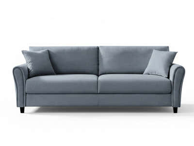 Cozza Linen Sofa - Blue
