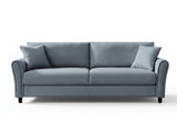 Cozza Linen Sofa - Blue