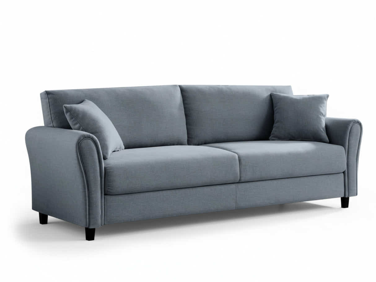 Cozza Linen Sofa - Blue
