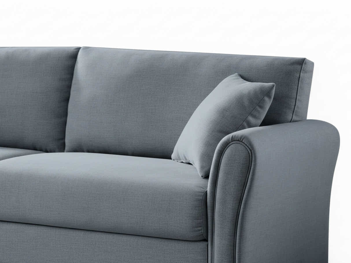 Cozza Linen Sofa - Blue