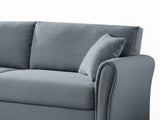 Cozza Linen Sofa - Blue