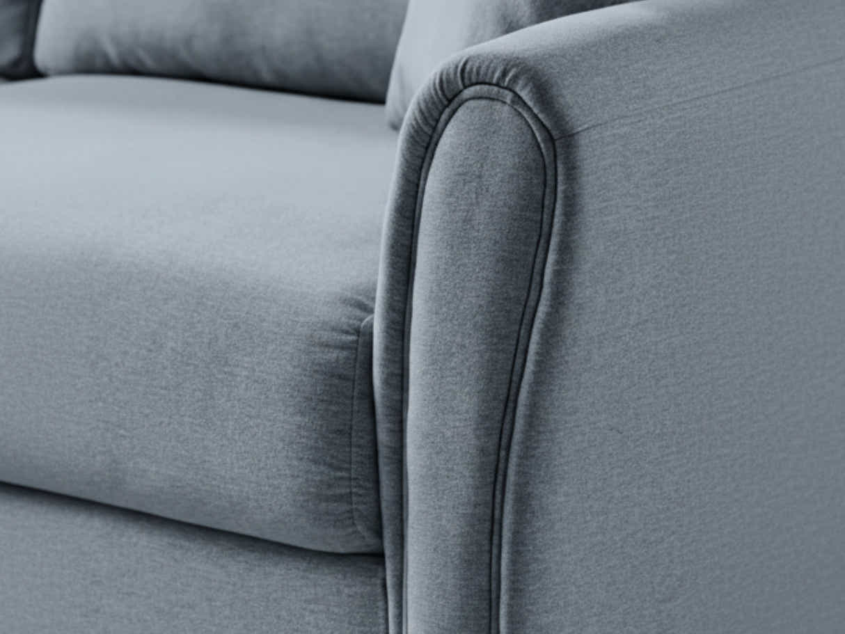 Cozza Linen Sofa - Blue