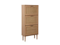 Naturlig 3-Layer Shoe Rack