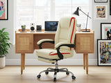 Naturlig Writing Desk & Siena Executive Office Chair PU Beige