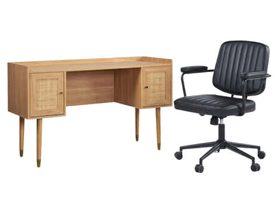 Naturlig Writing Desk & Elio Office Chair