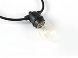 Fixed Socket Festoon Lights with Tungsten Bulbs - 22 m