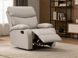 DS Giselle PU Leather Recliner Chair - Beige