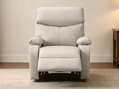 Giselle PU Leather Recliner Chair - Beige