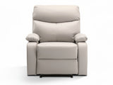 DS Giselle PU Leather Recliner Chair - Beige