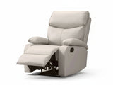 DS Giselle PU Leather Recliner Chair - Beige
