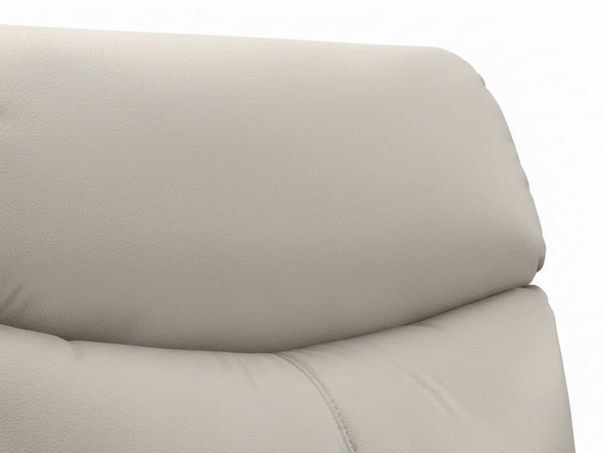 DS Giselle PU Leather Recliner Chair - Beige
