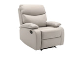 Giselle PU Leather Recliner Chair - Beige