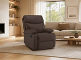 Giselle PU Leather Recliner Chair - Brown
