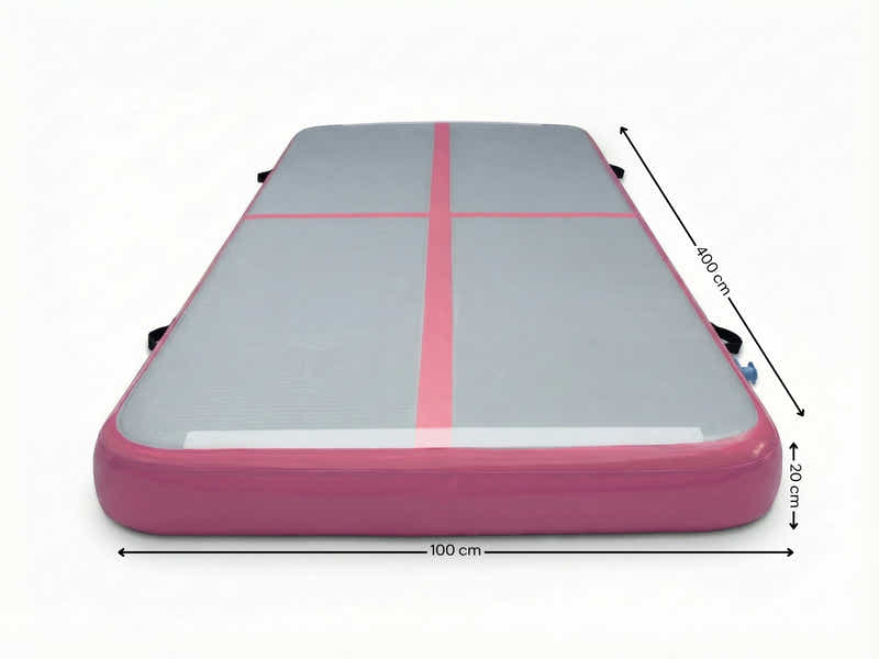 Air Track Pink & Grey – 400cm x 100cm x 20cm
